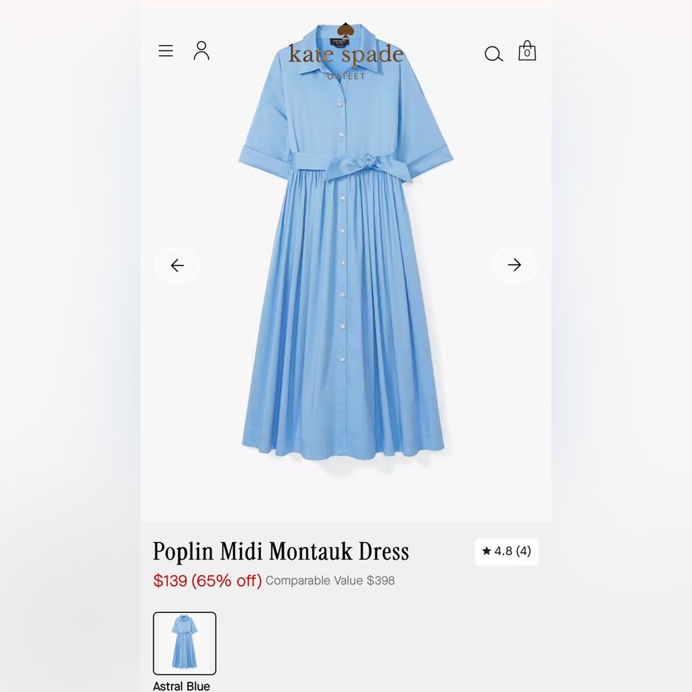 Kate Spade Spring Dress - Picture 2 of 13
